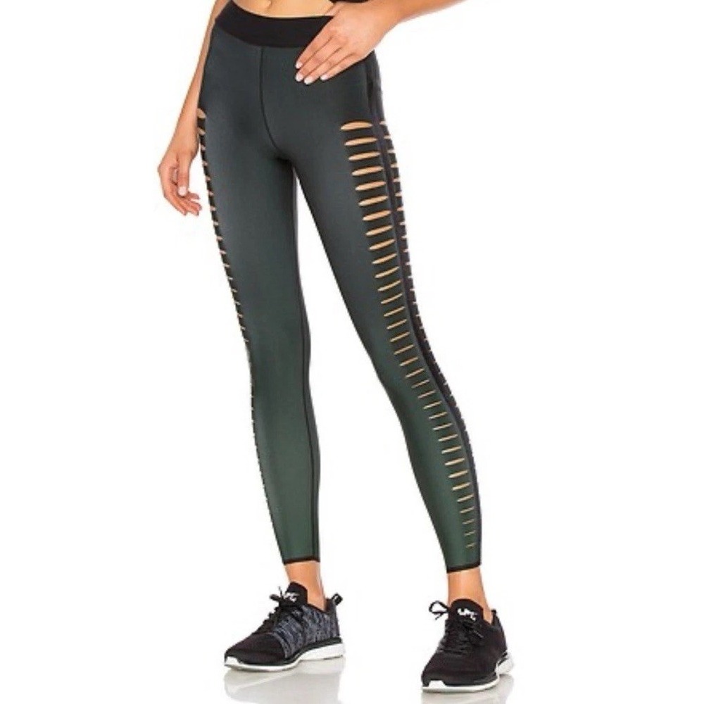 UltraCor Ultra Silk Slash Legging in‎ Gradient Teal Size Small